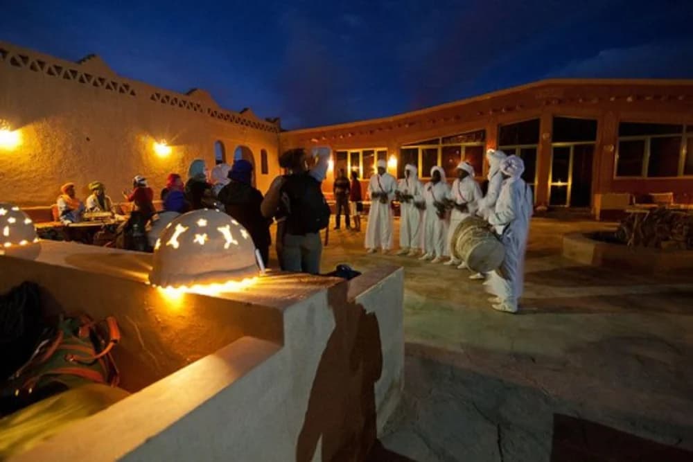 Merzouga Gnaoua Group Experience 3 Hours by the Fire Pit