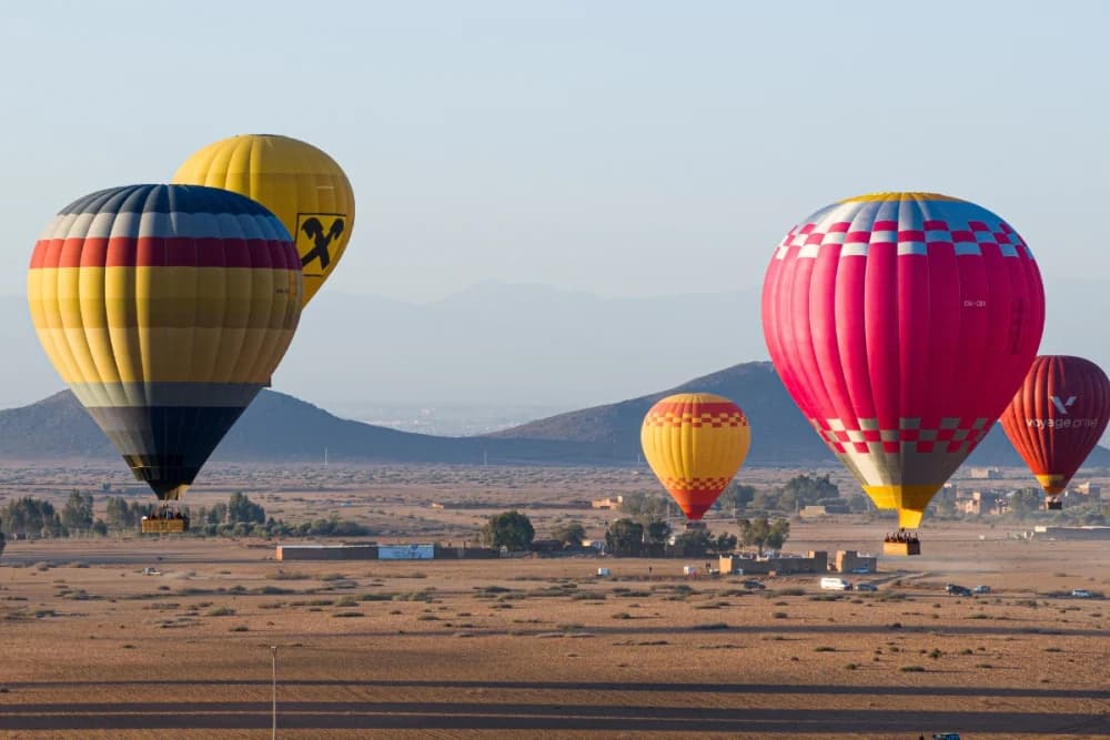 Marrakech Sunrise Hot Air Balloon 1 Hour Flight + Berber Breakfast