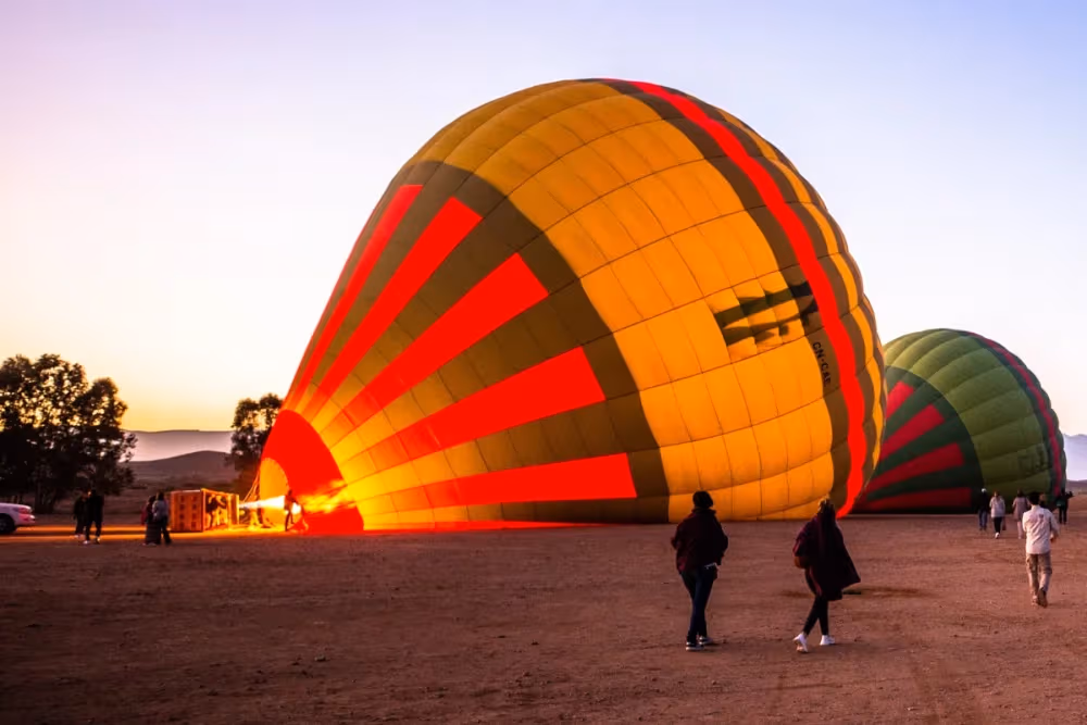 Marrakech Sunrise Balloon (50–60 Min) + Camel Ride + Breakfast