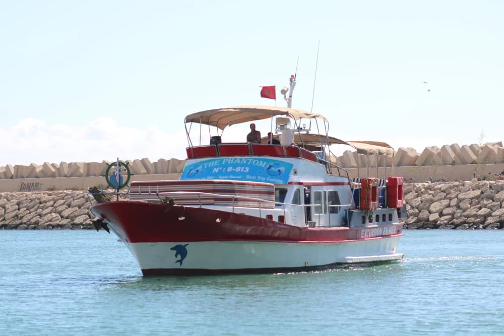 Agadir Fishing Trip & Swimming Tour for 4 hours