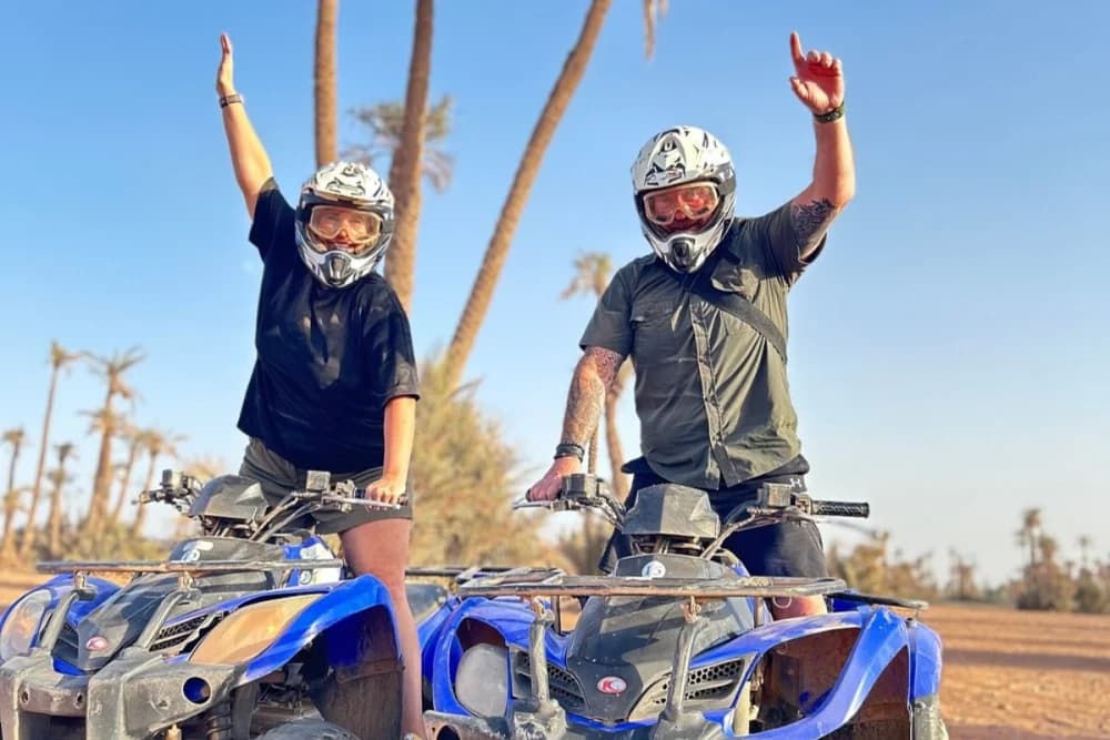 Marrakech Palmeraie Quad Bike Tour 1h or 2h Ride